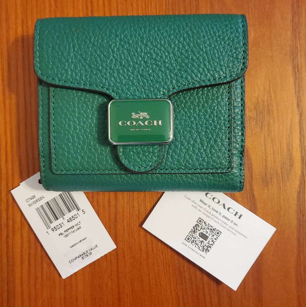 COPY - Coach Pebbled Leather Wallet